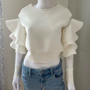 Fashion Nova Give Me More ruffle top